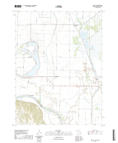 United States Geological Survey Big Lake, MO (2021, 24000-Scale) digital map