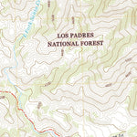United States Geological Survey Big Pine Mountain, CA (2021, 24000-Scale) digital map