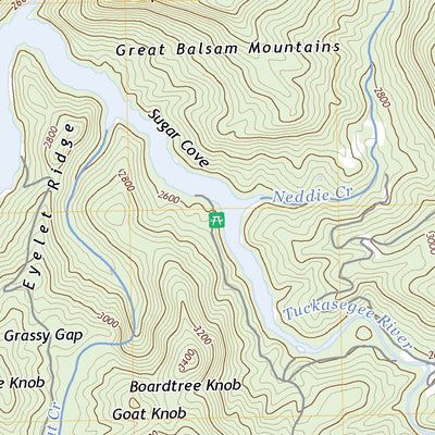 United States Geological Survey Big Ridge, NC (2022, 24000-Scale) digital map