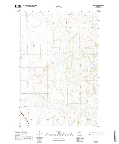 United States Geological Survey Big Slough, MN (2022, 24000-Scale) digital map