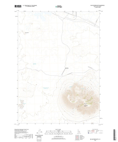 United States Geological Survey Big Southern Butte, ID (2020, 24000-Scale) digital map
