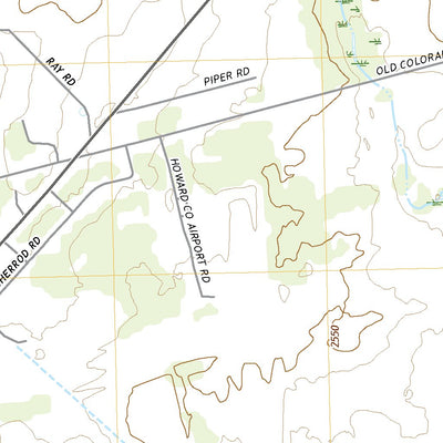 United States Geological Survey Big Spring North, TX (2022, 24000-Scale) digital map