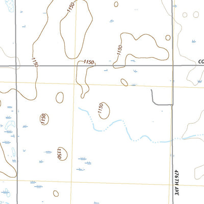 United States Geological Survey Big Stone Lake SW, SD (2021, 24000-Scale) digital map