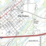United States Geological Survey Big Timber, MT (2020, 24000-Scale) digital map