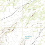 United States Geological Survey Big Willow Spring Canyon, AZ (2021, 24000-Scale) digital map