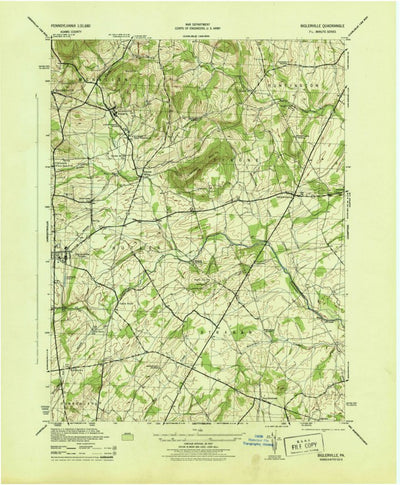 United States Geological Survey Biglerville, PA (1944, 31680-Scale) digital map