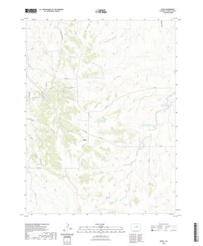 United States Geological Survey Bijou, CO (2022, 24000-Scale) digital map