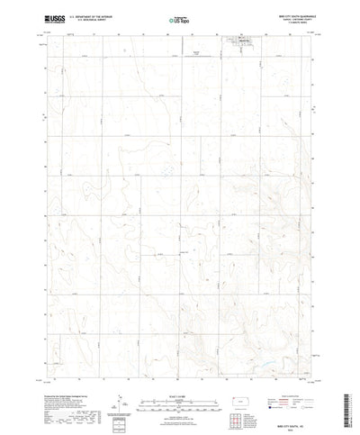 United States Geological Survey Bird City South, KS (2022, 24000-Scale) digital map