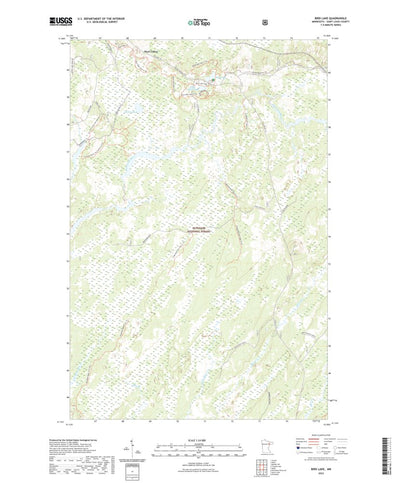 United States Geological Survey Bird Lake, MN (2022, 24000-Scale) digital map