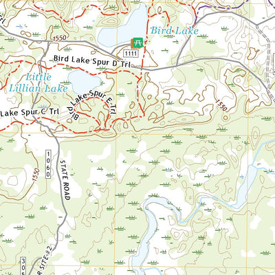 United States Geological Survey Bird Lake, MN (2022, 24000-Scale) digital map
