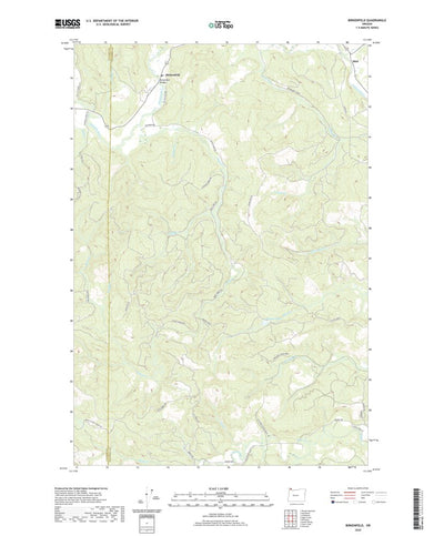 United States Geological Survey Birkenfeld, OR (2020, 24000-Scale) digital map