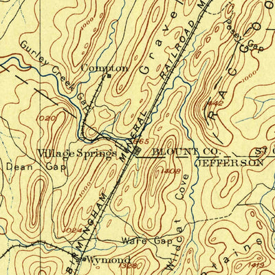 United States Geological Survey Birmingham, AL (1895, 125000-Scale) digital map