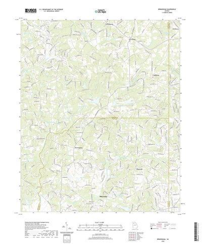 United States Geological Survey Birmingham, GA (2020, 24000-Scale) digital map