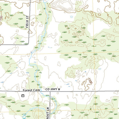 United States Geological Survey Birnamwood, WI (2022, 24000-Scale) digital map