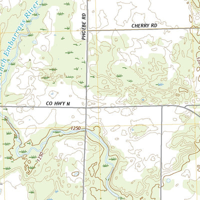 United States Geological Survey Birnamwood, WI (2022, 24000-Scale) digital map