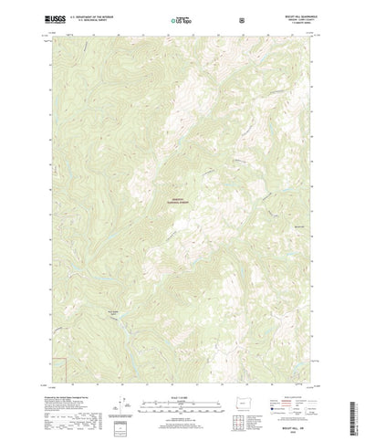 United States Geological Survey Biscuit Hill, OR (2020, 24000-Scale) digital map
