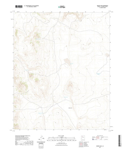 United States Geological Survey Bishop Lake, AZ (2021, 24000-Scale) digital map