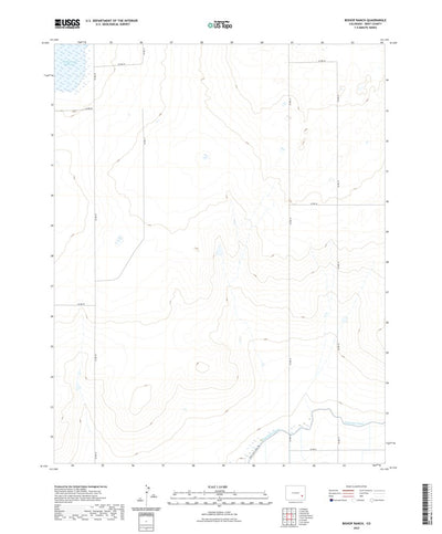 United States Geological Survey Bishop Ranch, CO (2022, 24000-Scale) digital map