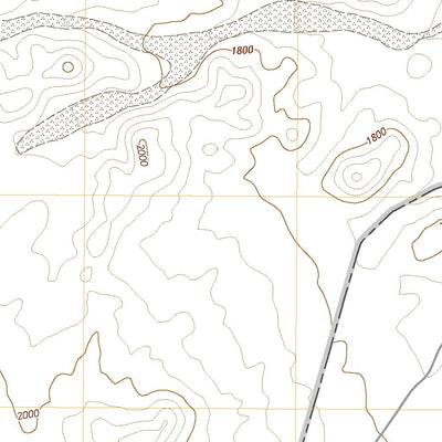 United States Geological Survey Bitter Spring, CA (2021, 24000-Scale) digital map