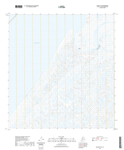 United States Geological Survey Black B-1 SW, AK (2020, 25000-Scale) digital map