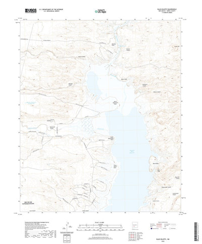 United States Geological Survey Black Bluffs, NM (2020, 24000-Scale) digital map