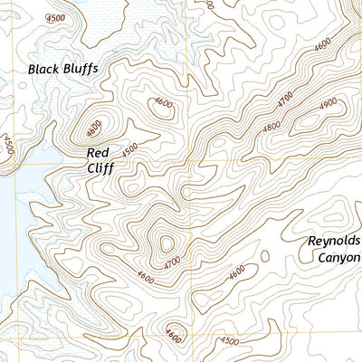United States Geological Survey Black Bluffs, NM (2020, 24000-Scale) digital map