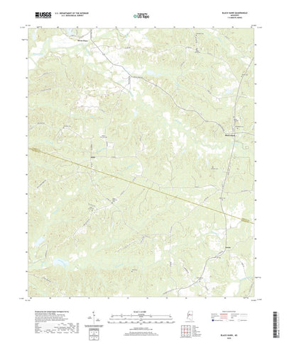 United States Geological Survey Black Hawk, MS (2020, 24000-Scale) digital map