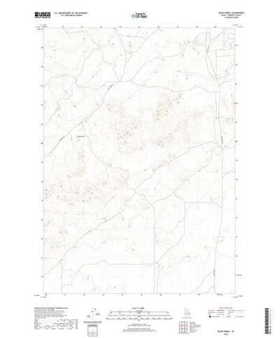 United States Geological Survey Black Knoll, ID (2020, 24000-Scale) digital map