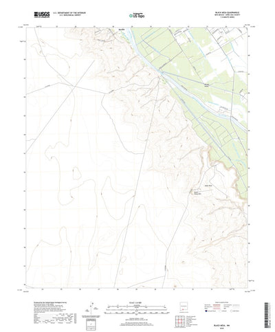 United States Geological Survey Black Mesa, NM (2020, 24000-Scale) digital map