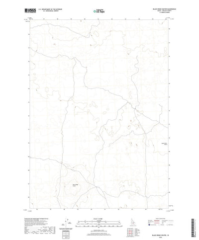 United States Geological Survey Black Ridge Crater, ID (2020, 24000-Scale) digital map