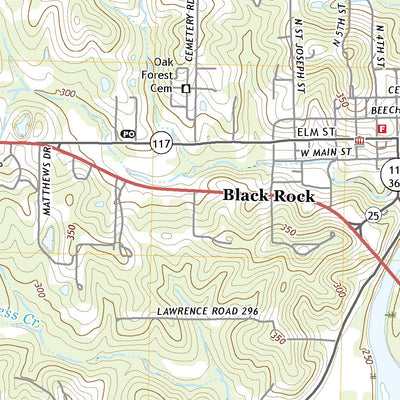 United States Geological Survey Black Rock, AR (2020, 24000-Scale) digital map