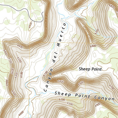 United States Geological Survey Black Rock Butte, AZ (2021, 24000-Scale) digital map
