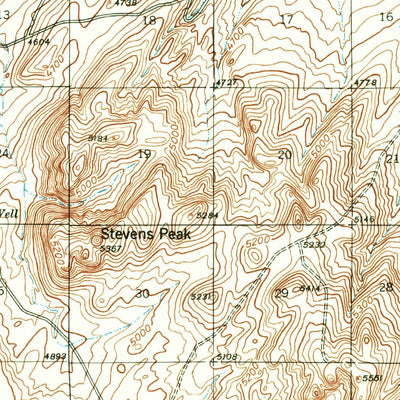 United States Geological Survey Blackfoot, ID (1940, 62500-Scale) digital map