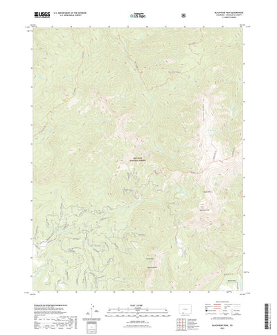 United States Geological Survey Blackhead Peak, CO (2022, 24000-Scale) digital map