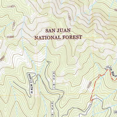 United States Geological Survey Blackhead Peak, CO (2022, 24000-Scale) digital map