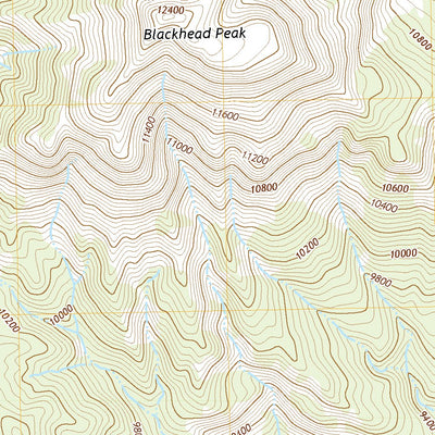United States Geological Survey Blackhead Peak, CO (2022, 24000-Scale) digital map