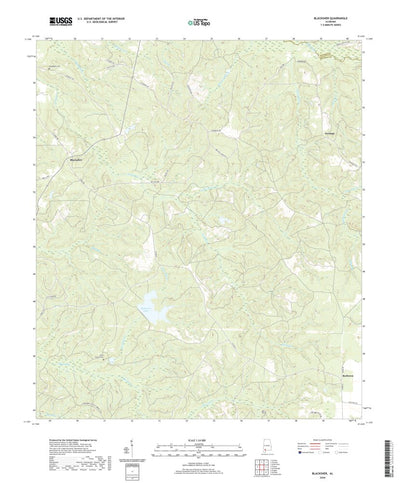 United States Geological Survey Blacksher, AL (2020, 24000-Scale) digital map