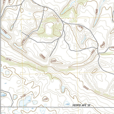 United States Geological Survey Blacktail Coulee, ND (2020, 24000-Scale) digital map