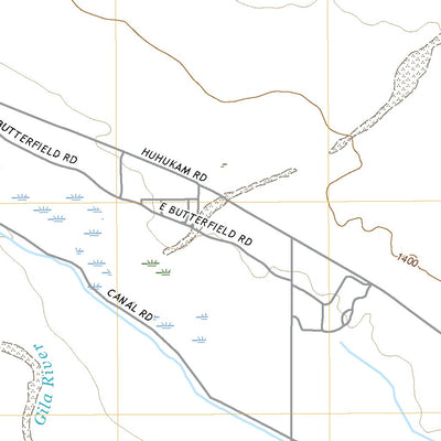 United States Geological Survey Blackwater, AZ (2021, 24000-Scale) digital map