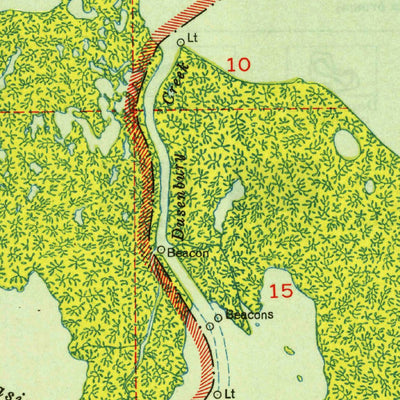United States Geological Survey Blackwater Sound, FL (1949, 24000-Scale) digital map