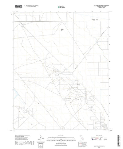United States Geological Survey Blackwells Corner, CA (2021, 24000-Scale) digital map