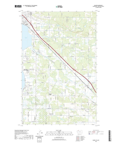 United States Geological Survey Blaine, WA (2020, 24000-Scale) digital map