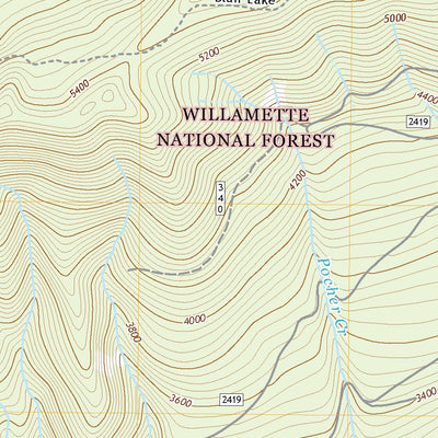 United States Geological Survey Blair Lake, OR (2020, 24000-Scale) digital map