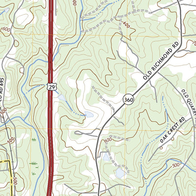 United States Geological Survey Blairs, VA (2022, 24000-Scale) digital map