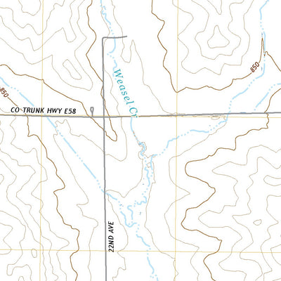 United States Geological Survey Blairstown, IA (2022, 24000-Scale) digital map