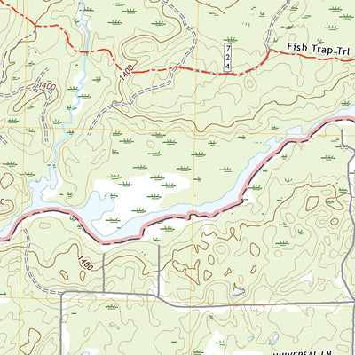United States Geological Survey Blaisdell Lake, WI (2022, 24000-Scale) digital map