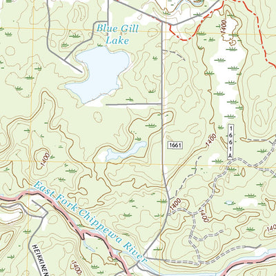 United States Geological Survey Blaisdell Lake, WI (2022, 24000-Scale) digital map