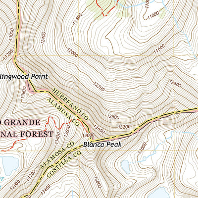United States Geological Survey Blanca Peak, CO (2022, 24000-Scale) digital map