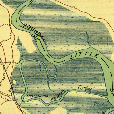 United States Geological Survey Blanden, GA (1918, 62500-Scale) digital map