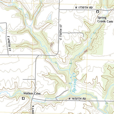 United States Geological Survey Blandinsville, IL (2021, 24000-Scale) digital map